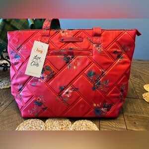 NWT Lug Skyliner Bouquet Red
